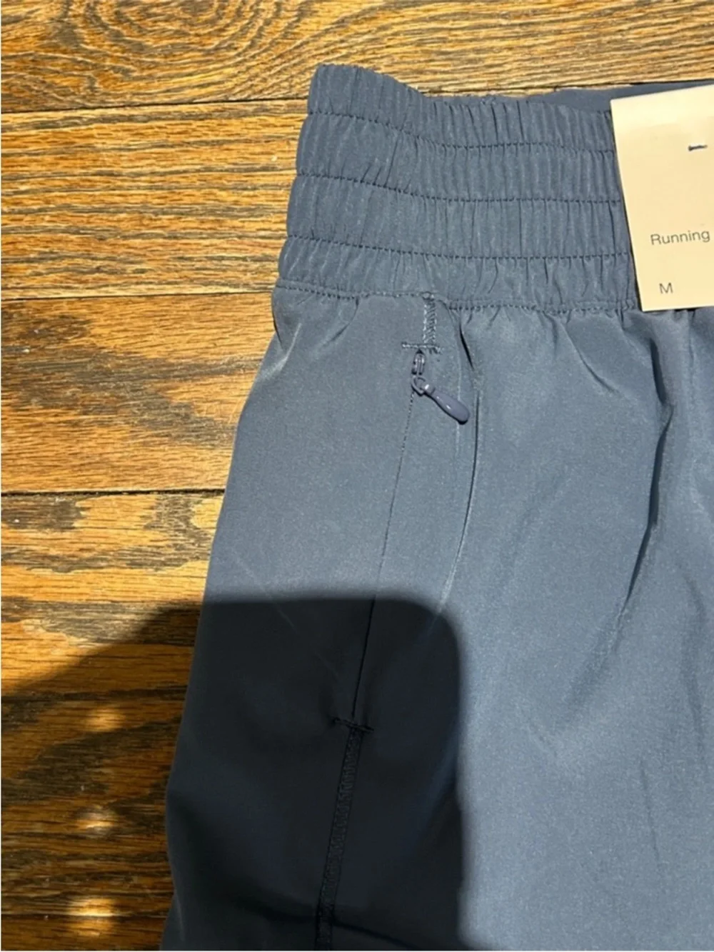 Women's Performance Running Shorts in Navy with Mesh - Picture 7 of 7